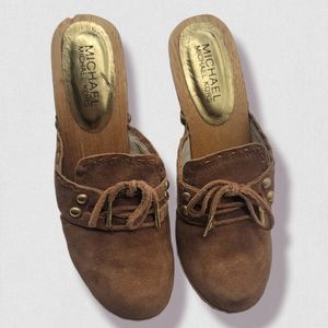 Michael Kors suede women's heels sz 6.5